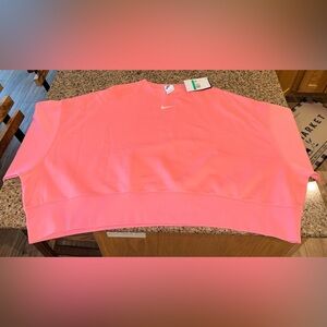 Nike women’s sportswear phoenix oversized crop top sweatshirt